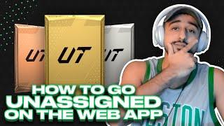 How To Send Cards To The Unassigned On The Web App EA FC 24