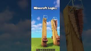 Minecraft Logic (World's Smallest Violin) #minecraft #shorts