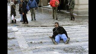 PEOPLE SLIPPING ON ICE COMPILATION!
