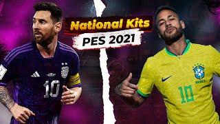 How to add the national kits on PES 2021 + World cup 2022 (CPK Version) 