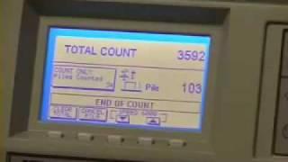 Bank note counter - Vacuumatic Tornado - TCP1 High Speed Paper Counting Machine Demonstration