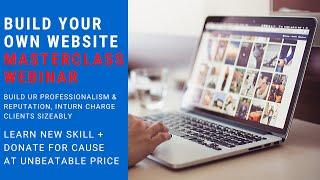 Building a Website - Intensive Webinar Masterclass