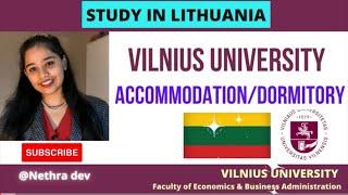 Vilnius University - Dormitory (University Accommodation) , PICTURES & WEBSITE