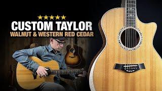 Taylor Custom #11 C14ce with Walnut & Red Cedar!