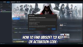 How to find Ubisoft CD Key or Activation Code 2024
