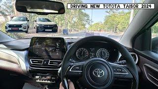 Driving the new Toyota Taisor 2024  Turbo Petrol | FronX vs Taisor | PickUp Test | Best in segment?