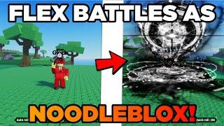 I Flex Battled As NOODLEBLOX in Roblox Sol's RNG...