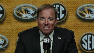 Missouri coach Eli Drinkwitz holds press conference at 2024 SEC Media Days