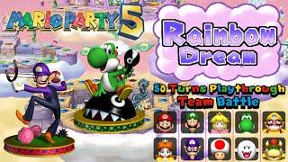 Mario Party 5 - Team Battle - 50 Turns Playthrough - Part 2 Rainbow Dream