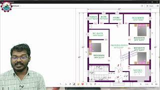 32 X 35 feet House Plan