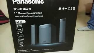 Unboxing : Panasonic HT21 woofer system