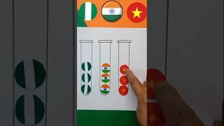 Nigeria India  Viatnam art#it's time to play II Love india#trending#tiranga#shorts️️