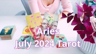 ARIES ️ HERE IS WHY YOU HAVE TO TAKE THIS HUGE RISK! July 2024 Tarot Reading