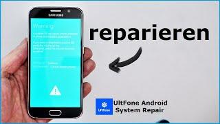 Android Fehler reparieren mit Sonderfunktionen für Samsung - UltFone Android System Repair -