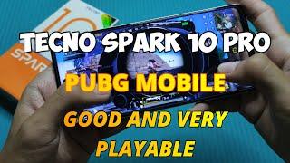 PUBG Mobile in Tecno Spark 10 Pro (Hand Cam)