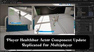 Replicated for Multiplayer - Player Health bar Actor Component