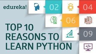 Top 10 Reasons to Learn Python in 2024 | Learn Python Programming | Python Training | Edureka