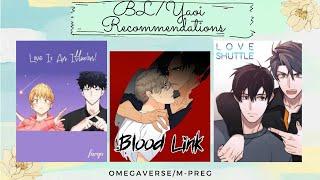 BL/YAOI RECOMMENDATION ll OMEGAVERSE / M-PREG