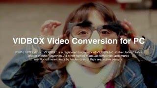 VIDBOX Video Conversion for PC