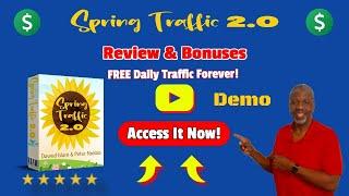 Spring Traffic 2 Review ⭐BONUSES ‍️DEMODaily Traffic Forever!