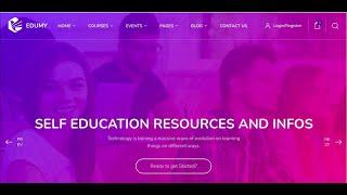 Edumy - LMS Online Education Course WordPress Theme | Online Course Website Theme