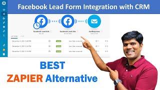 How To Add Facebook Lead Form Data Automatically To Your CRM - Using Integromat (ZAPIER Alternative)