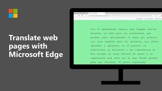 How to translate a web page using the Microsoft Edge Browser!