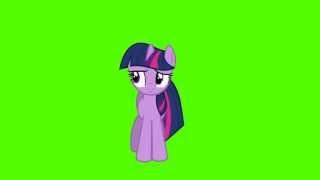 Twilight Sparkle Approaches - Green Screen Ponies