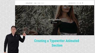 Creating a Typewriter Animated Section in Shopify