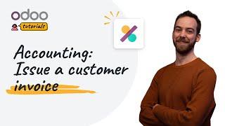 Issue a customer invoice | Odoo Accounting