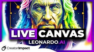 How to use LIVE CANVAS with Leonardo AI (for INSANE Ai Art - Live!)