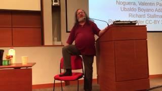 Richard Stallman debates animal rights activist at Penn