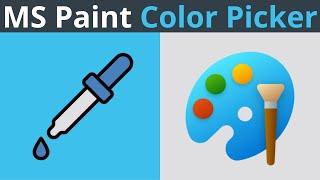How To Copy Image Color Codes (HEX, RGB, And HSV) Using Microsoft Paint Color Picker Tool