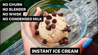 3 INGREDIENTS ICE CREAM | INSTANT ICE CREAM IN A MASON JAR |