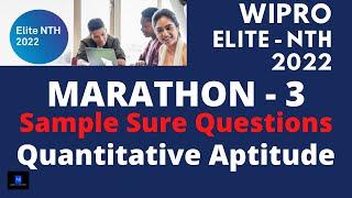 Wipro Aptitude Questions with Answers (Marathon Part 3)