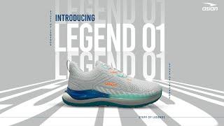 Asian Legend-01 Running Shoes | Breathable 3D Knitted Upper | Memory Foam Insole for Supreme Comfort