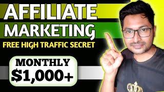 Secret Way To Get High Traffic | Affiliate Marketing for Beginners | Online Earning No Investment