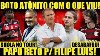 BOTO LEVA SUSTO NO NINHO! PAPO RETO AO FILIPE LUIS! SHOLA E MAIS NO TOUR PELO NORDESTE! E+ FLAMENGO