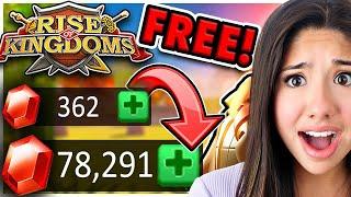 How I Got 10M unlimited Gems in Rise Of Kingdoms Hack!