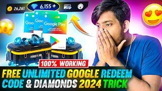 Free Unlimited Google Redeem Code & Diamonds 2024 Trick || Garena Free Fire