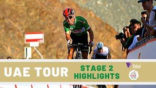 UAE Tour 2020: Stage 2 Race Highlights