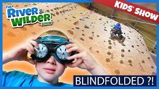 KIDS INDOOR ROCK CLIMBING BLINDFOLDED