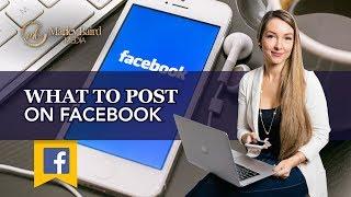 What To Post On Facebook