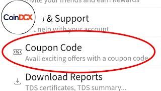 coindcx coupon code | coindcx coupon code kaise use kare | coindcx promo code