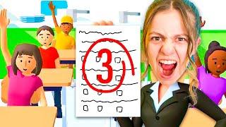 NINNA DIVENTA LA MAESTRA CATTIVA E METTE I VOTI AGLI ALUNNI!VERIFICA a SORPRESA*Teacher Simulator*