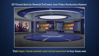 2D Virtual Sets for NewTek TriCaster Live Video Production System