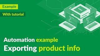 Exporting products info (from Web to Excel) - automation demo + tutorial - G1ANT