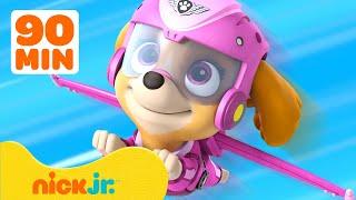 Щенячий патруль | Лучшие спасения и приключения щенка Скай! | Nick Jr. Cyrillic