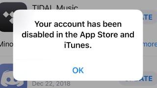 How to Fix Your Account Has Been Disabled in the App Store and iTunes | 2022