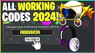 *NEW* ALL WORKING CODES FOR UGC LIMITED IN 2024! ROBLOX UGC LIMITED CODES